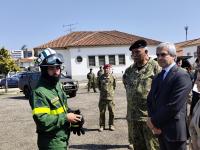 Ministro conheceu o Apoio Militar de Emergência e viu como funciona