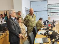 Ministro conheceu o Apoio Militar de Emergência e viu como funciona