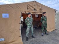 Ministra veio ver a capacidade da Unidade de Apoio Militar de Emergência que está preparada para lidar com catástrofes (c/áudio e fotos)