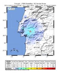 Ler notícia: Sismo de 3.7 com epicentro em Vendas Novas