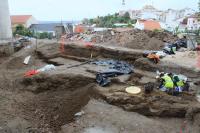 Descobertas arqueológicas atrasam cineteatro S. Pedro (c/áudio e fotos)