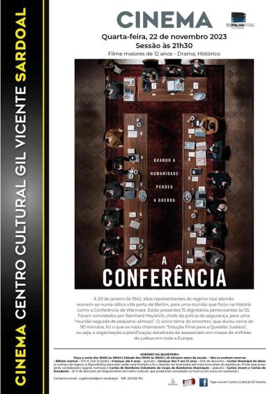 Cartaz Cinema Quarta-Feira - «A Conferência»