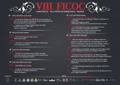Cartaz VIII FICOC - Festival Internacional do Carrilhão e do Órgão