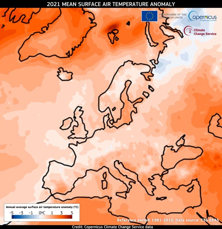 Outubro de 2022 foi o mês mais quente já registado na Europa