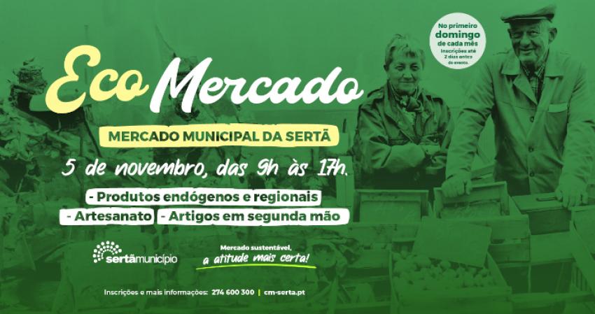 Mercado Municipal acolhe Ecomercado a 5 de novembro