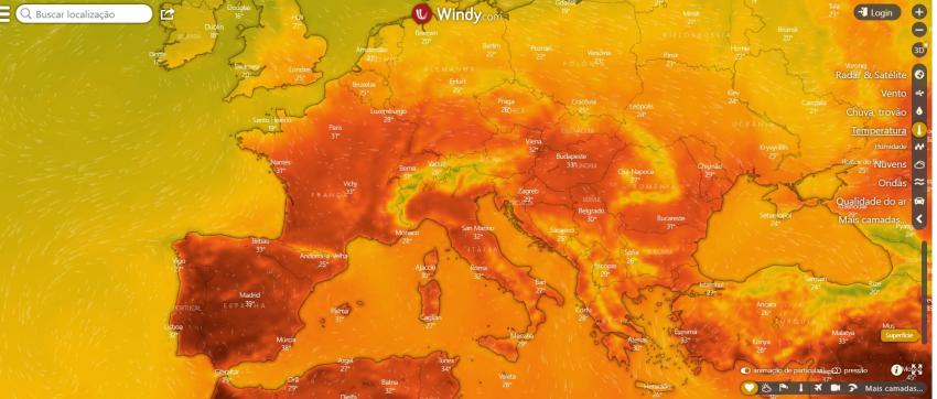 Onda generalizada na Europa vai provocar recordes em vários países - meteorologistas