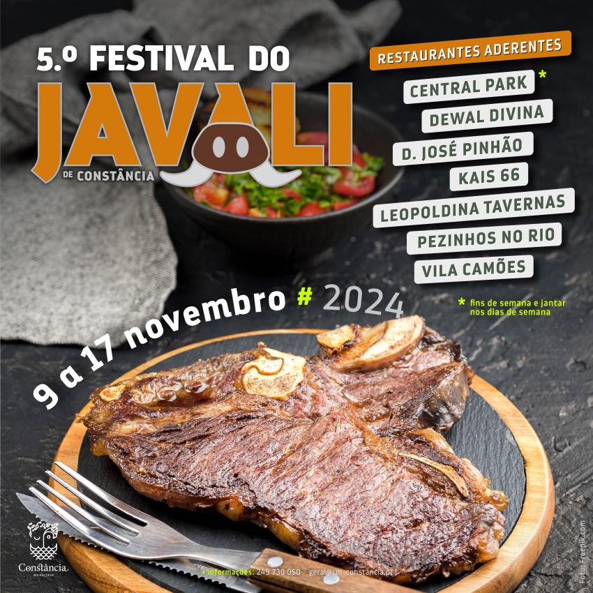 5.º Festival do Javali começa este sábado
